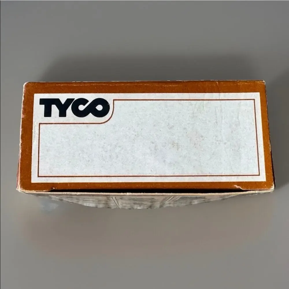 Vintage TYCO HO Scale ATSF Piggyback Flat Car w/ 2 Union Pacific Trailers Boxed
